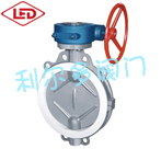 Method for testing the performance of clamp type fluorine lined butterfly valves